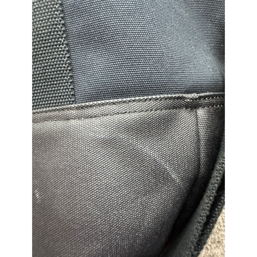 L.L.Bean Nor'easter Canvas Tote Bag Midnight Black Coal Weather Resistant - Picture 12 of 16